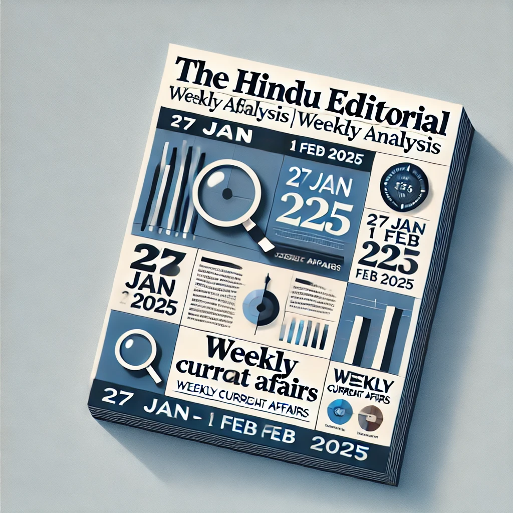 27 Jan - 1 Feb 2025 : The Hindu Editorial Weekly Analysis (Weekly Current Affairs)